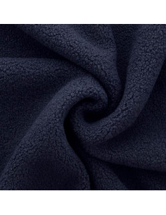 Teddy boucle bontstof - Marineblauw