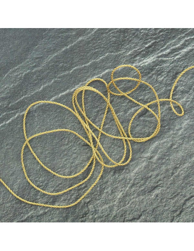 Lurex koord 1,5 mm - Goud