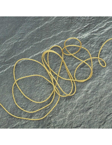 Lurex koord 1,5 mm - Goud