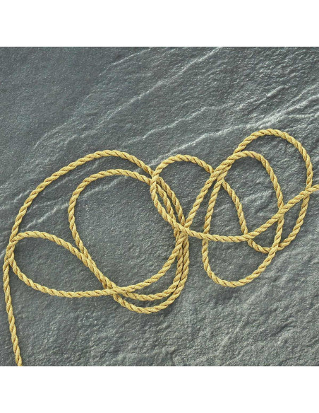 Lurex koord 3 mm - Goud