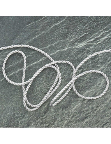 Lurex koord 3 mm - Zilver
