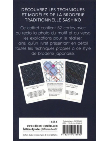 Sashiko-patronenset - 52 borduurontwerpen