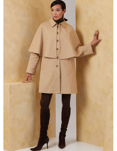 Mantelpatroon - Vogue 2074