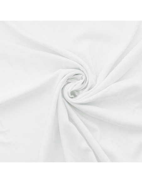 Viscose popeline stof - Wit