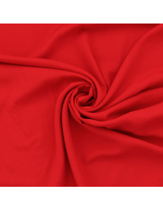 Viscose popeline stof - Rood