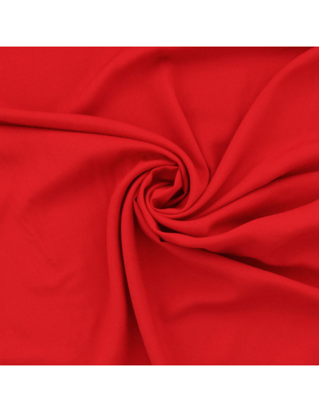 Viscose popeline stof - Rood