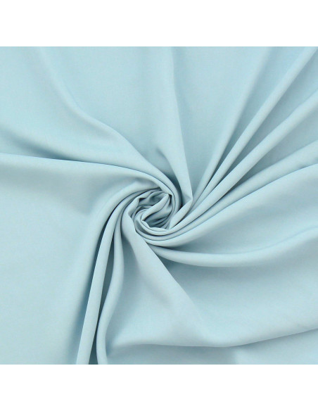 Viscose popeline stof - Babyblauw