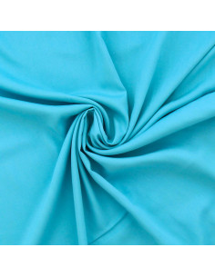 Viscose popeline stof - Turkoois