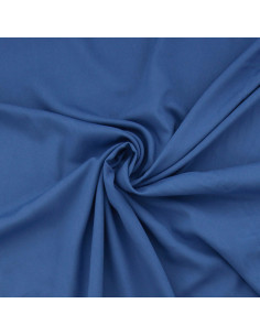 Viscose popeline stof - Blauw