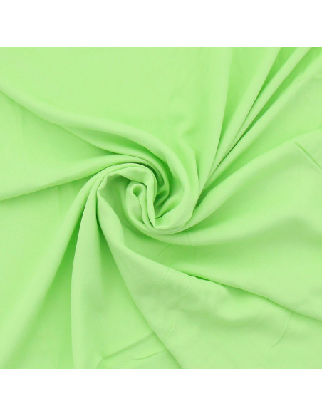 Viscose popeline stof - Weidegroen
