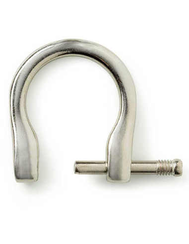 Set van 4 bevestigingen voor handvatzakken - Zilver