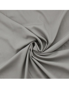 Viscose popeline stof - Zilvergrijs