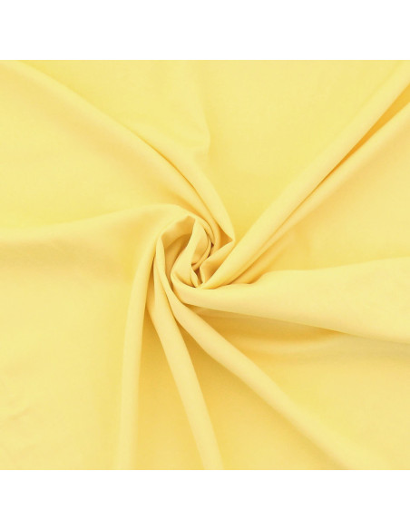 Viscose popeline stof - Lichtgeel