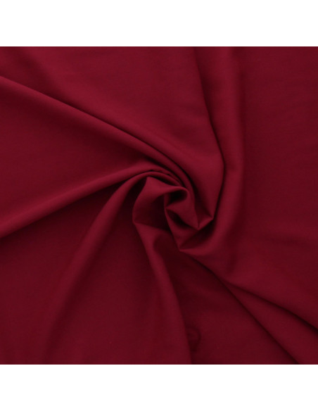 Viscose popeline stof - Wijnrood