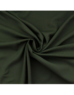 Viscose popeline stof - Kaki groen