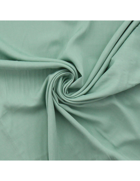 Viscose popeline stof - Groengrijs