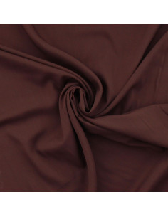 Viscose popeline stof - Bruin