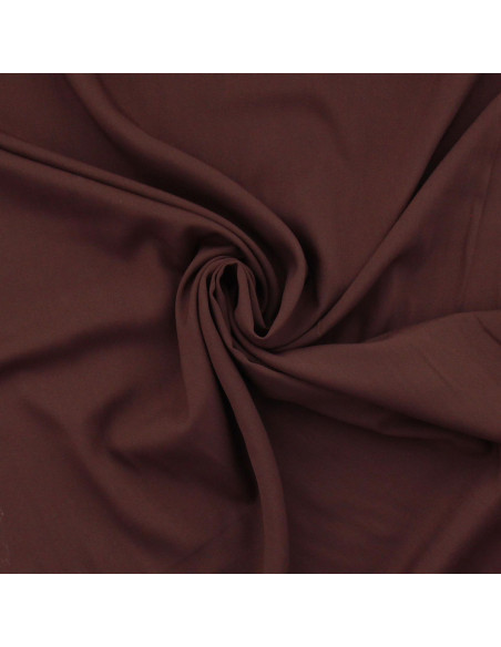 Viscose popeline stof - Bruin