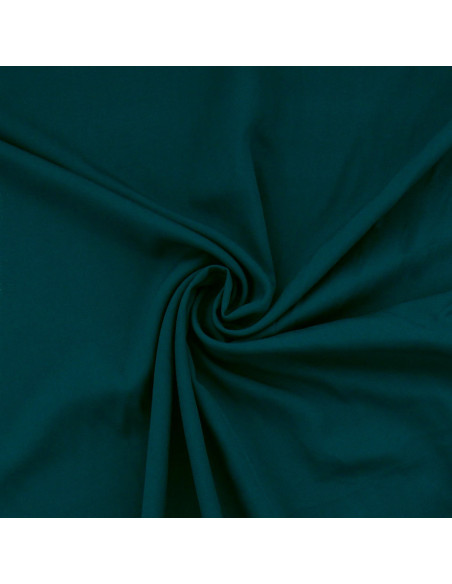 Viscose popeline stof - Donker petroleumblauw