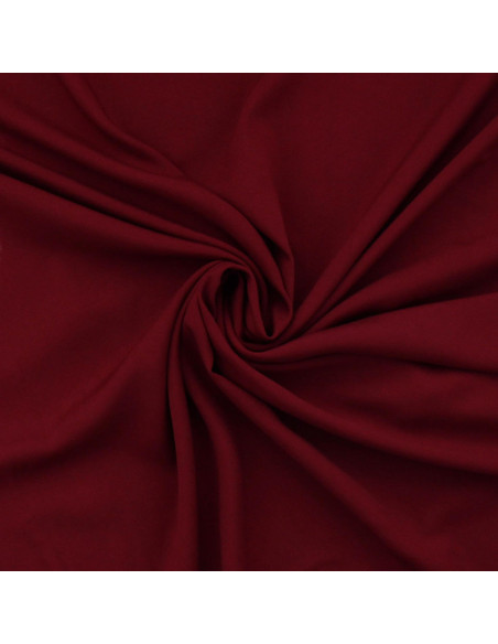 Viscose popeline stof - Bordeaux