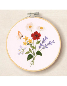 Borduurpakket - Prachtige zomerbloemen 2