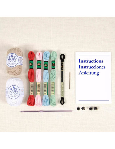 Amigurumi kit - Kersen cupcakes