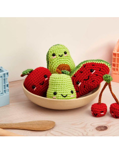 Amigurumi kit - Onze vrienden de vruchten