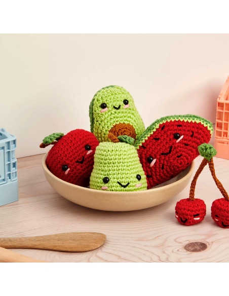 Amigurumi kit - Onze vrienden de vruchten