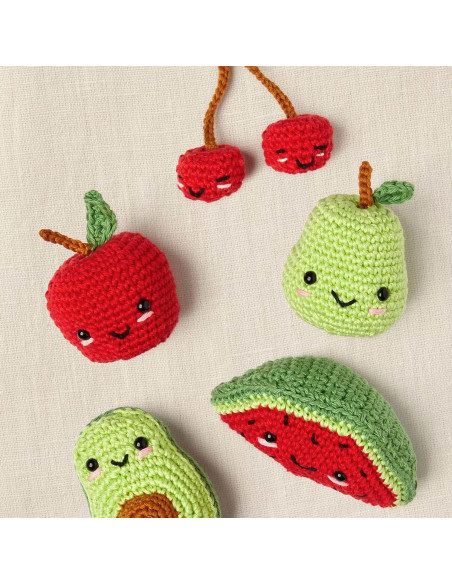 Amigurumi kit - Onze vrienden de vruchten