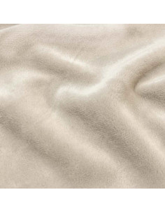 Gladde minky stof - Taupe
