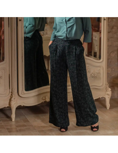 Viscose stof Craie Dark - Églantine & Zoé