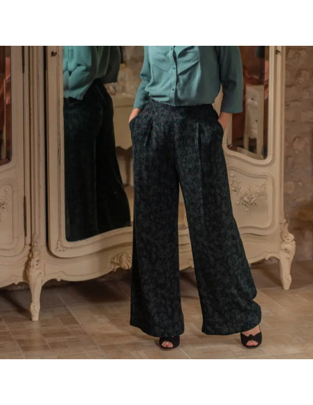 Viscose stof Craie Dark - Églantine & Zoé