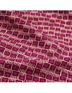 Viscose stof Dam Roze Magenta - Églantine & Zoé