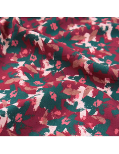 Viscose stof Edel Baksteenrood - Églantine & Zoé