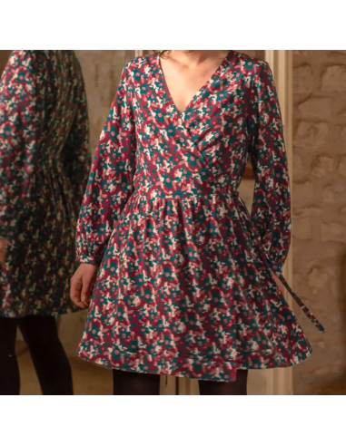 Viscose stof Edel Baksteenrood - Églantine & Zoé