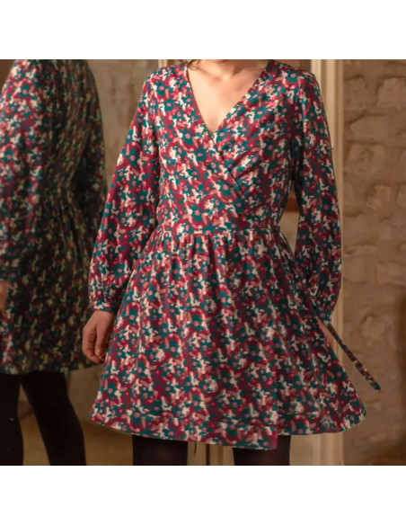 Viscose stof Edel Baksteenrood - Églantine & Zoé
