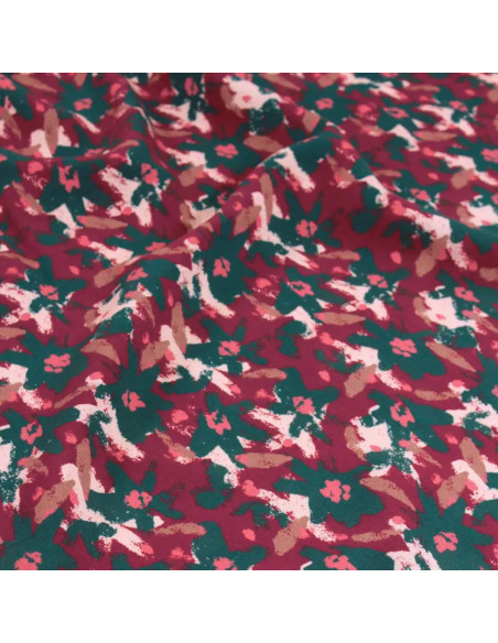 Viscose stof Edel Baksteenrood - Églantine & Zoé