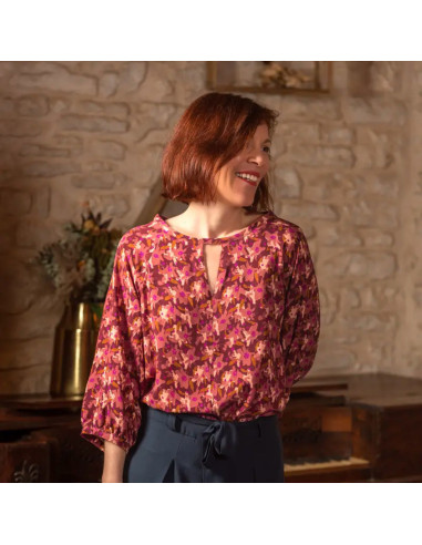 Viscose stof Edel Terracotta - Églantine & Zoé