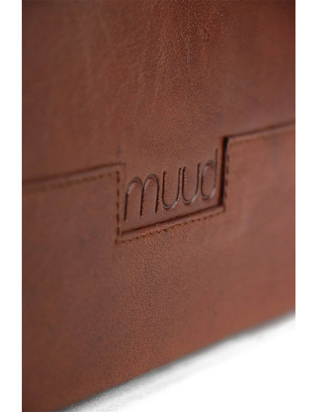 Muud Cleo XL schoudertas - Rijk Bruin