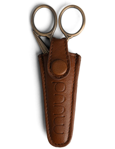 Leren beschermhoes voor borduurscharen Muud Espoo - Rich Brown