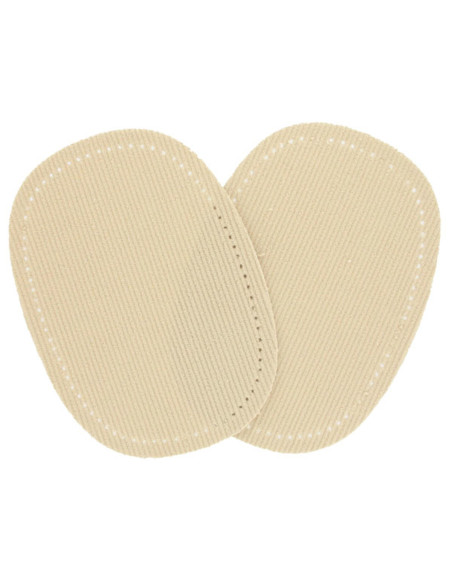 Elleboog- en kniestukken - Beige Fluweel