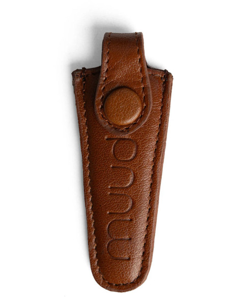 Leren beschermhoes voor borduurscharen Muud Espoo - Rich Brown