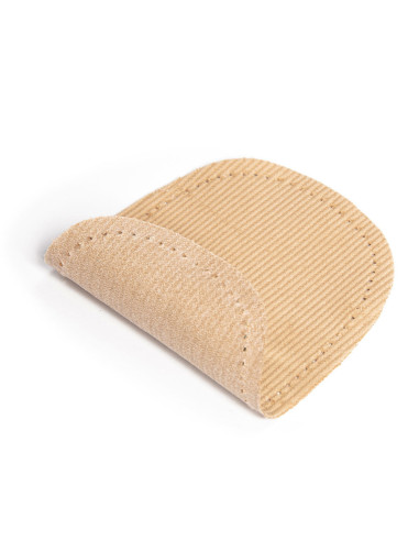 Elleboog- en kniestukken - Beige Fluweel