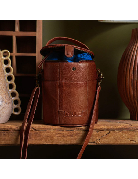 Limited edition Muud Saturn breitas van leer - Rich Brown