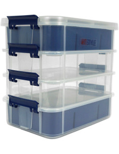 Opbergdoos 4 stapelbare niveaus Restyle
