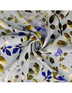 Viscose stof - Kelston blauw