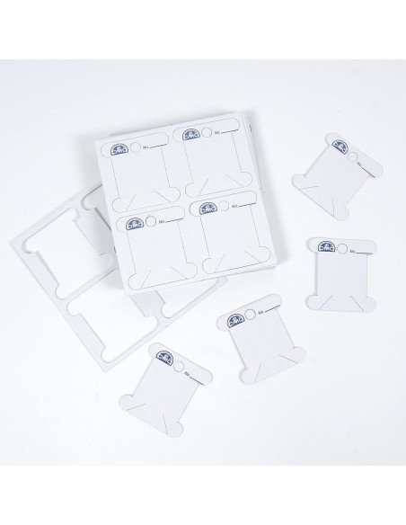 Set van 56 kaartjes voor DMC borduurgarens
