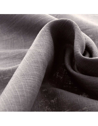 Linnen viscose stof - Grijs
