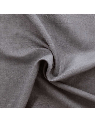 Linnen viscose stof - Grijs