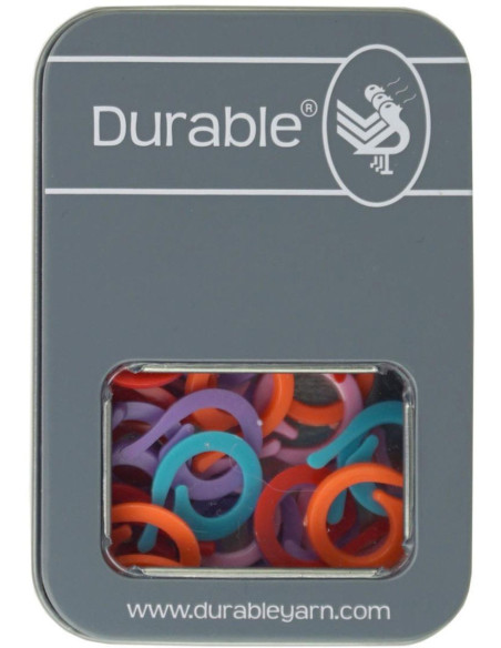 Doos met 50 open breiringmarkeerders 19 mm Duurzaam